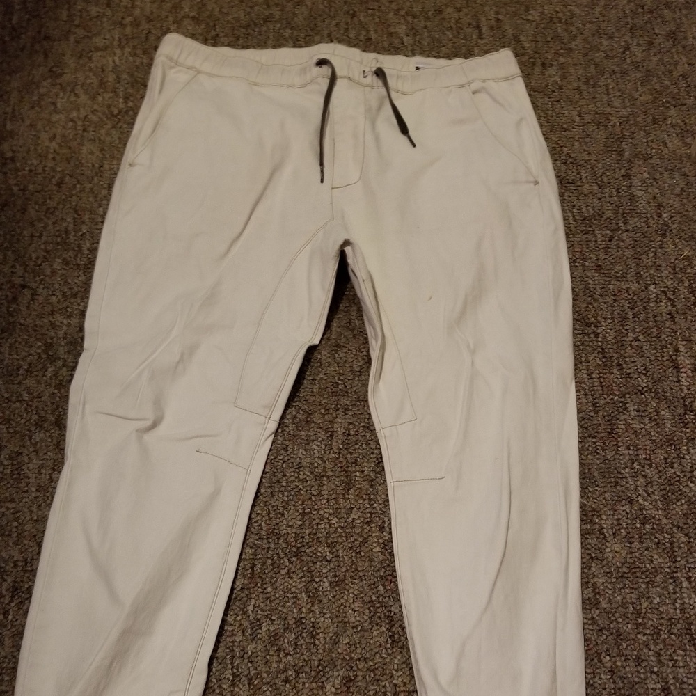 Mens joggers with zipper